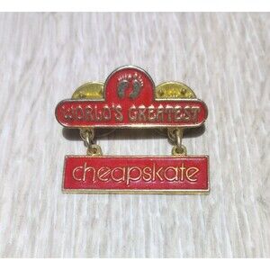 Vintage Hang Ten Lapel Pin - World's Greatest Cheapskate